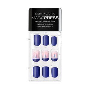Dashing Diva Press-on Nails True Blue 30 Nails